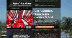 Desktop Screenshot of bestcolorvideo.com